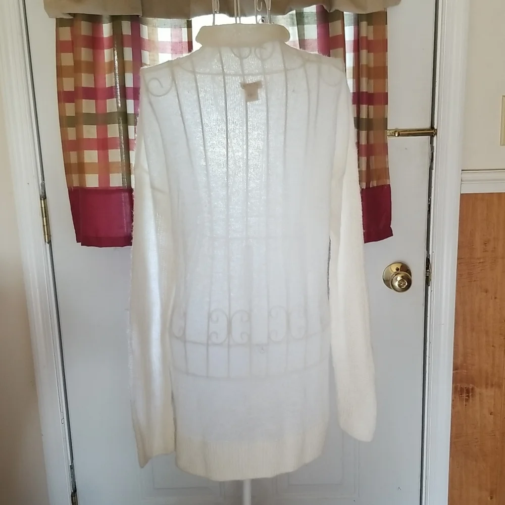 Women's J. Crew winter white sweater